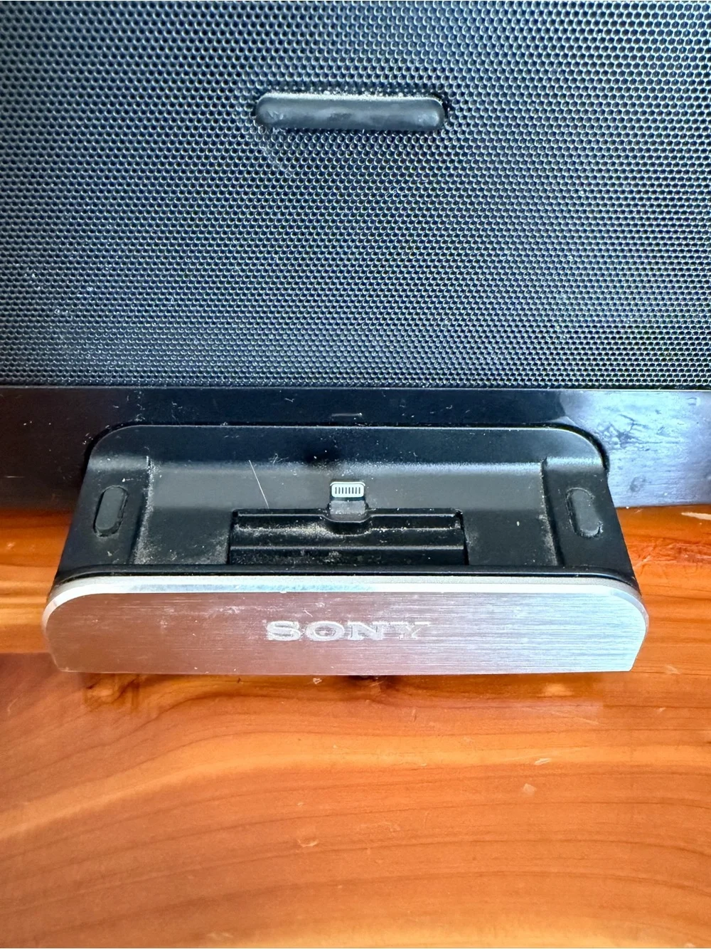 Sony Black Speaker Dock Bluetooth
